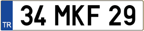Truck License Plate